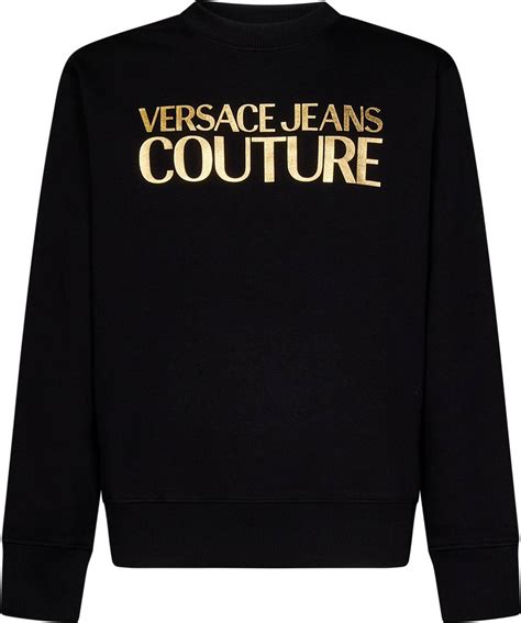 Versace Jeans Couture logo sweatshirt in black 